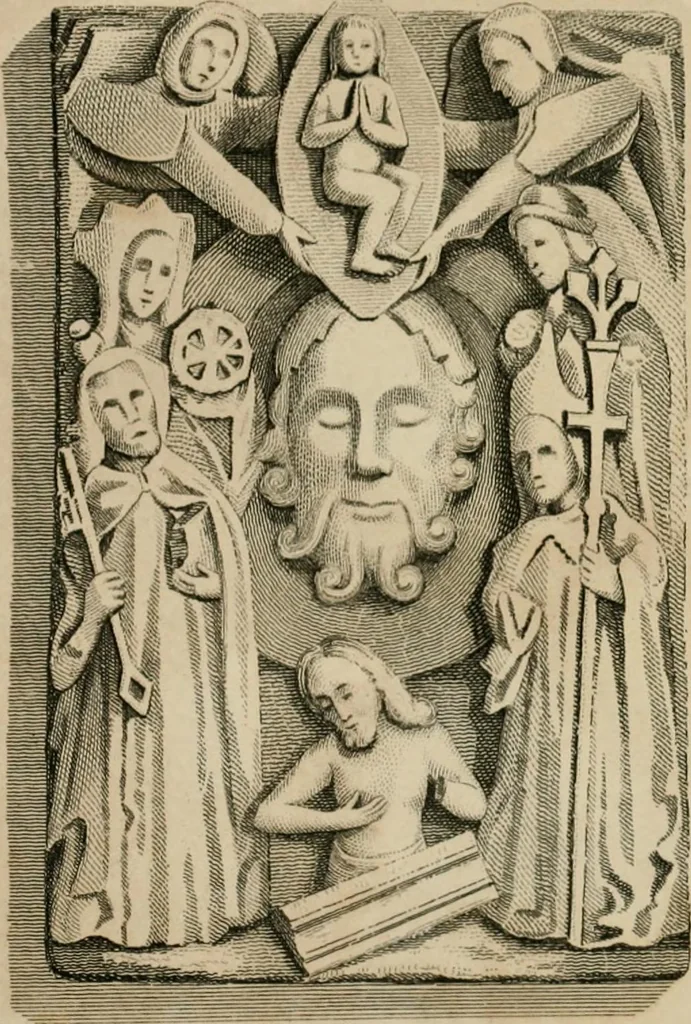 An illustration from Encyclopedia of antiquities : and elements of archaeology, classical and mediæval, 1843, leaf 294