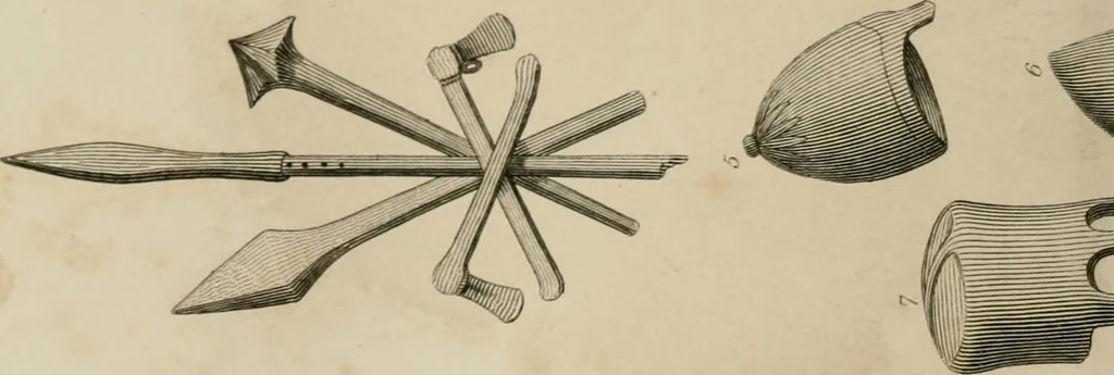An illustration from Encyclopedia of antiquities : and elements of archaeology, classical and mediæval, 1843, leaf 344