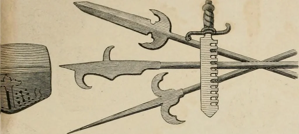 An illustration from Encyclopedia of antiquities : and elements of archaeology, classical and mediæval, 1843, leaf 345