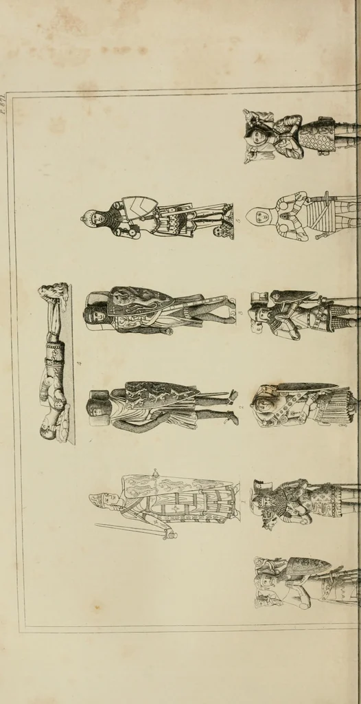 An illustration from Encyclopedia of antiquities : and elements of archaeology, classical and mediæval, 1843, leaf 366