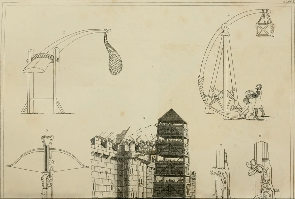 An illustration from Encyclopedia of antiquities : and elements of archaeology, classical and mediæval, 1843, leaf 402