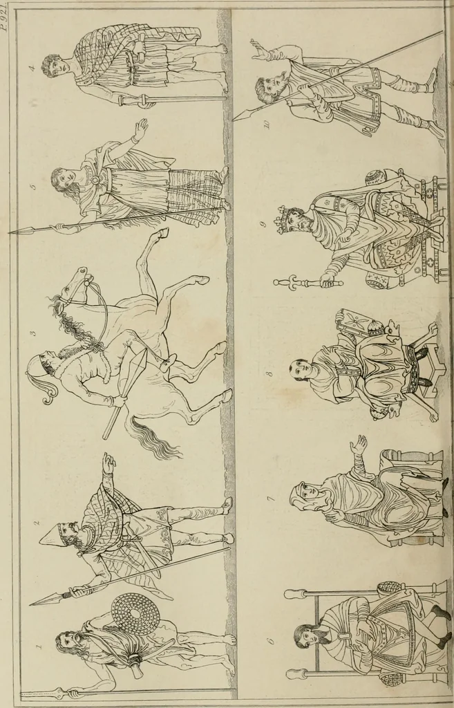 An illustration from Encyclopedia of antiquities : and elements of archaeology, classical and mediæval, 1843, leaf 428