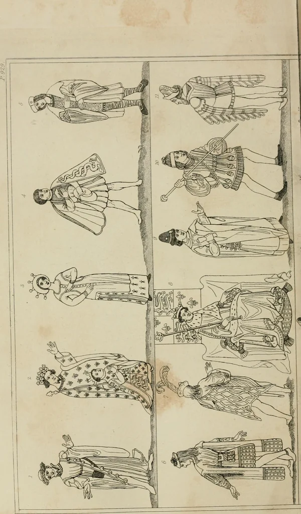 An illustration from Encyclopedia of antiquities : and elements of archaeology, classical and mediæval, 1843, leaf 440