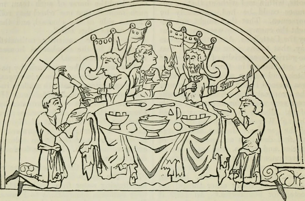 An illustration from Encyclopedia of antiquities : and elements of archaeology, classical and mediæval, 1843, leaf 60