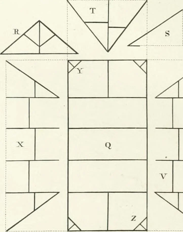An illustration from Encyclopedia of architecture : a dictionary of the science and practice of architecture, building, carpentry, etc., from the earliest ages to the present time, forming a comprehensive work of reference for the use of architects, builders, carpenters, masons, engineers, students, professional men, and amateurs, 1852, leaf 143