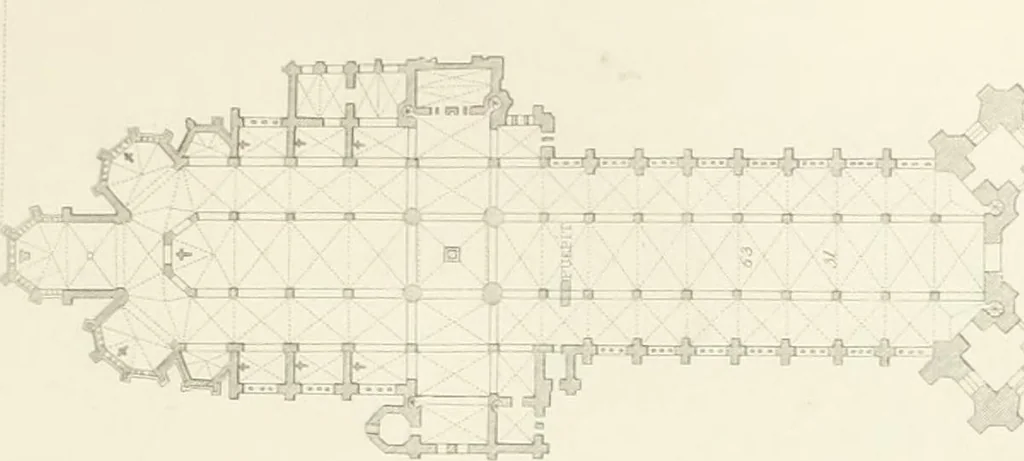 An illustration from Encyclopedia of architecture : a dictionary of the science and practice of architecture, building, carpentry, etc., from the earliest ages to the present time, forming a comprehensive work of reference for the use of architects, builders, carpenters, masons, engineers, students, professional men, and amateurs, 1852, leaf 188
