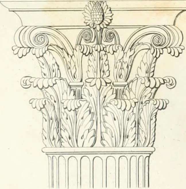 An illustration from Encyclopedia of architecture : a dictionary of the science and practice of architecture, building, carpentry, etc., from the earliest ages to the present time, forming a comprehensive work of reference for the use of architects, builders, carpenters, masons, engineers, students, professional men, and amateurs, 1852, leaf 307