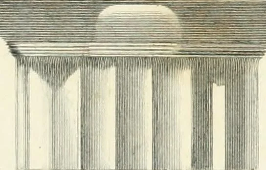 An illustration from Encyclopedia of architecture : a dictionary of the science and practice of architecture, building, carpentry, etc., from the earliest ages to the present time, forming a comprehensive work of reference for the use of architects, builders, carpenters, masons, engineers, students, professional men, and amateurs, 1852, leaf 432