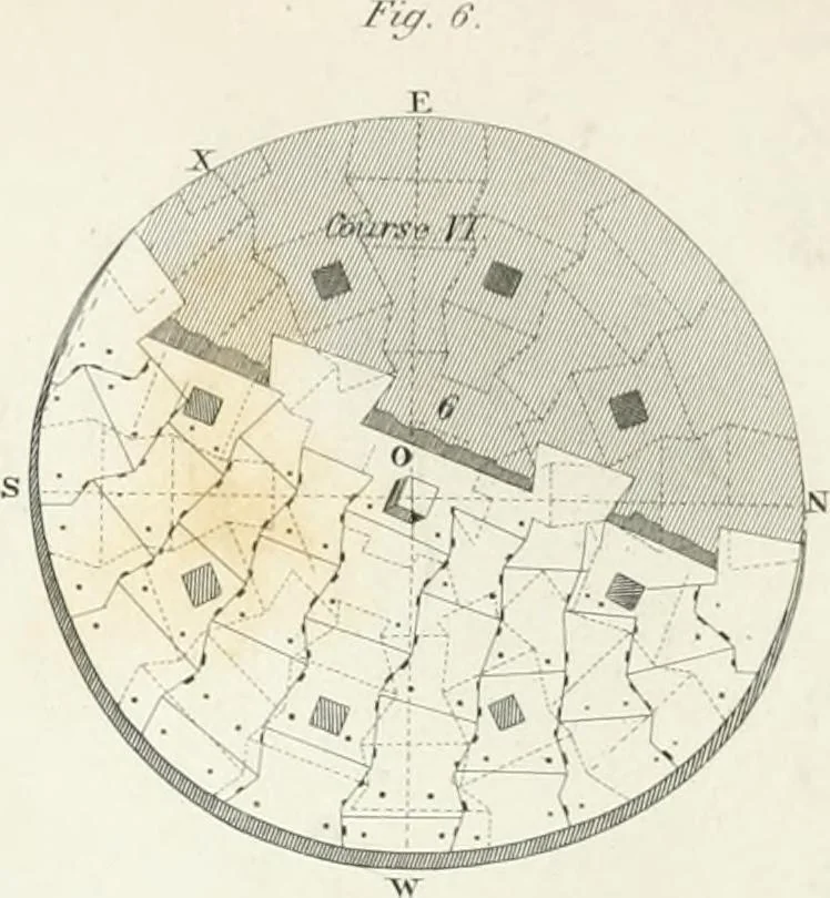 An illustration from Encyclopedia of architecture : a dictionary of the science and practice of architecture, building, carpentry, etc., from the earliest ages to the present time, forming a comprehensive work of reference for the use of architects, builders, carpenters, masons, engineers, students, professional men, and amateurs, 1852, leaf 491