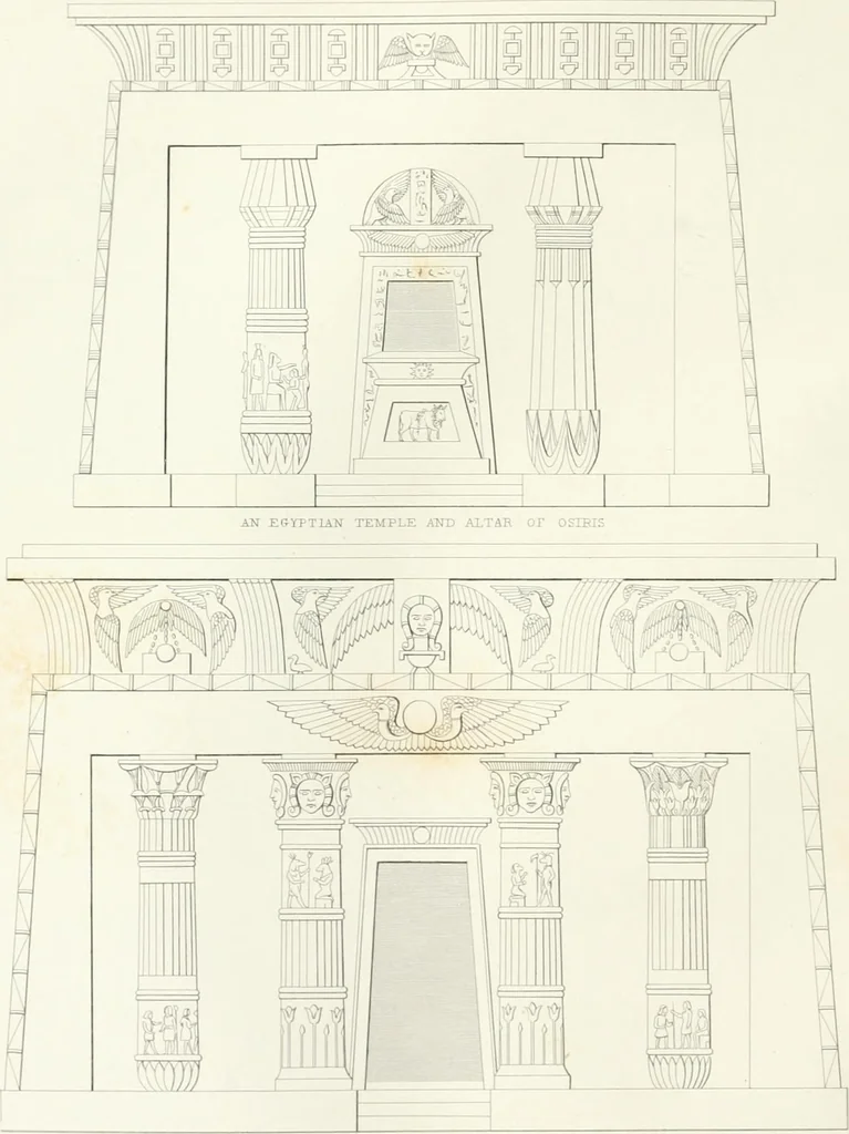 An illustration from Encyclopedia of architecture : a dictionary of the science and practice of architecture, building, carpentry, etc., from the earliest ages to the present time, forming a comprehensive work of reference for the use of architects, builders, carpenters, masons, engineers, students, professional men, and amateurs, 1852, leaf 515