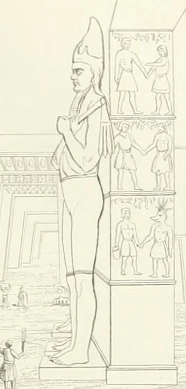 An illustration from Encyclopedia of architecture : a dictionary of the science and practice of architecture, building, carpentry, etc., from the earliest ages to the present time, forming a comprehensive work of reference for the use of architects, builders, carpenters, masons, engineers, students, professional men, and amateurs, 1852, leaf 516