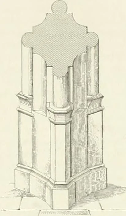 An illustration from Encyclopedia of architecture : a dictionary of the science and practice of architecture, building, carpentry, etc., from the earliest ages to the present time, forming a comprehensive work of reference for the use of architects, builders, carpenters, masons, engineers, students, professional men, and amateurs, 1852, leaf 666