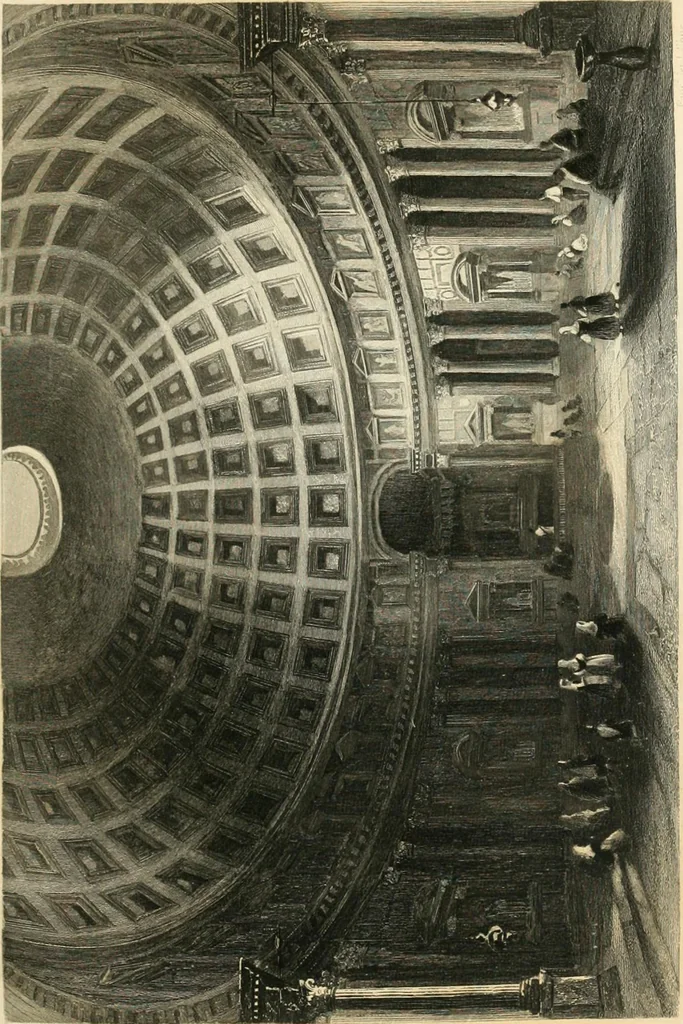 An illustration from Encyclopedia of architecture : a dictionary of the science and practice of architecture, building, carpentry, etc., from the earliest ages to the present time, forming a comprehensive work of reference for the use of architects, builders, carpenters, masons, engineers, students, professional men, and amateurs, 1852, leaf 383