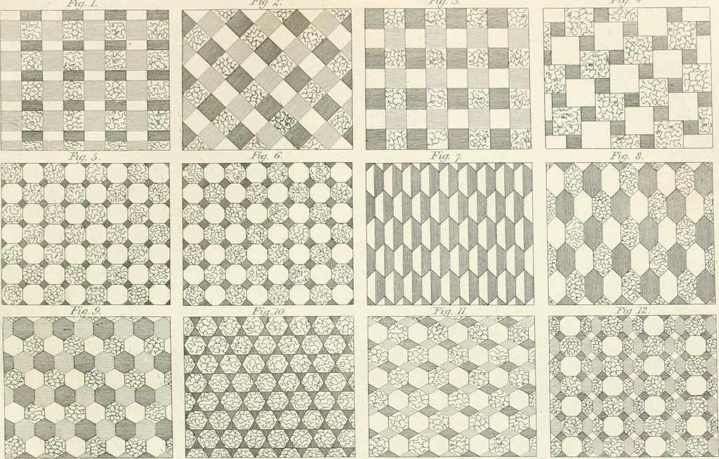 An illustration from Encyclopedia of architecture : a dictionary of the science and practice of architecture, building, carpentry, etc., from the earliest ages to the present time, forming a comprehensive work of reference for the use of architects, builders, carpenters, masons, engineers, students, professional men, and amateurs, 1852, leaf 395