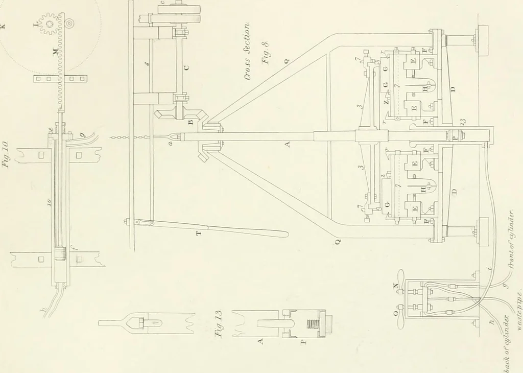 An illustration from Encyclopedia of architecture : a dictionary of the science and practice of architecture, building, carpentry, etc., from the earliest ages to the present time, forming a comprehensive work of reference for the use of architects, builders, carpenters, masons, engineers, students, professional men, and amateurs, 1852, leaf 451