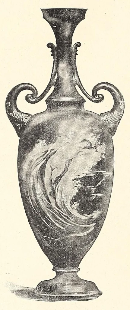 An illustration from The encyclopedia of ceramics, compiled by W. P. Jervis, with much original matter now first published.., 1902, leaf 104