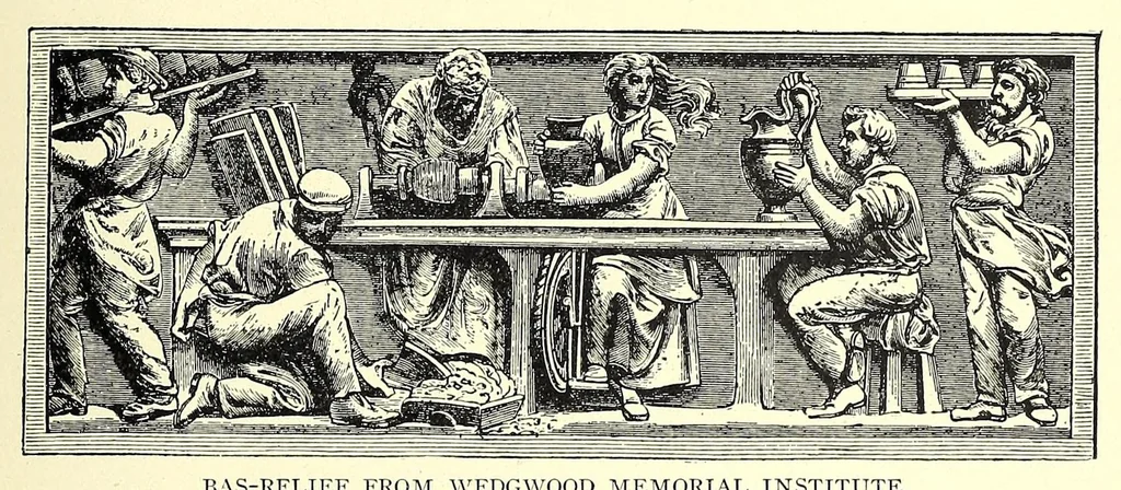 An illustration from The encyclopedia of ceramics, compiled by W. P. Jervis, with much original matter now first published.., 1902, leaf 379