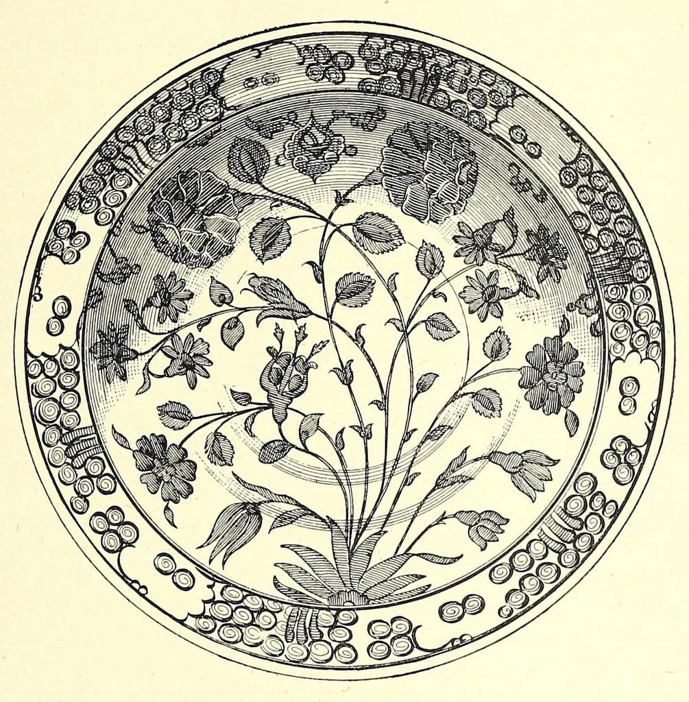 An illustration from The encyclopedia of ceramics, compiled by W. P. Jervis, with much original matter now first published.., 1902, leaf 487