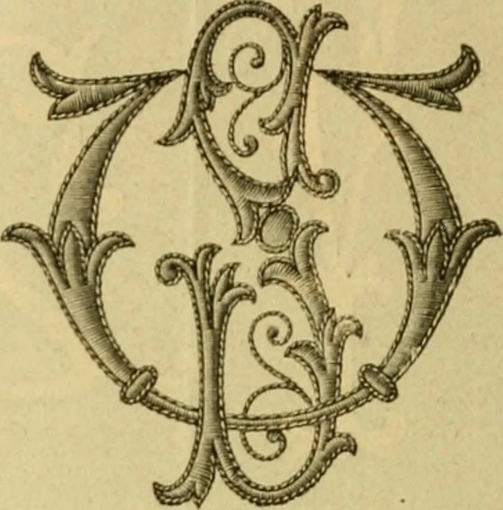 An illustration from Encyclopedia of needlework, 1890, leaf 101