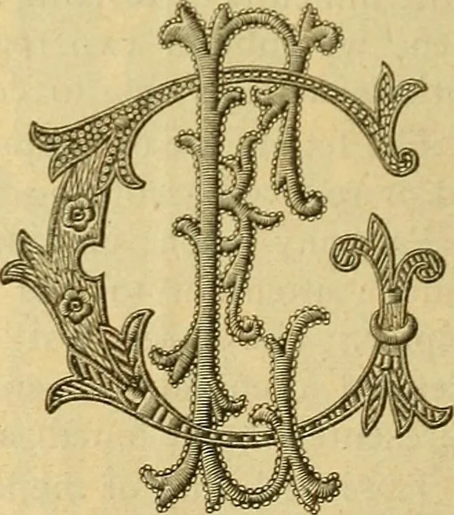 An illustration from Encyclopedia of needlework, 1890, leaf 101