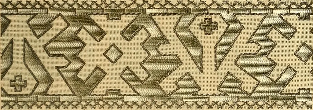 An illustration from Encyclopedia of needlework, 1890, leaf 102