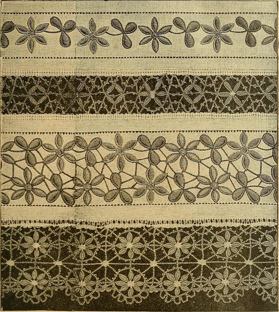 An illustration from Encyclopedia of needlework, 1890, leaf 110