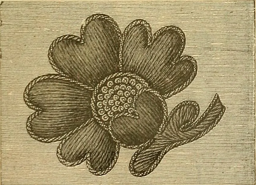 An illustration from Encyclopedia of needlework, 1890, leaf 120