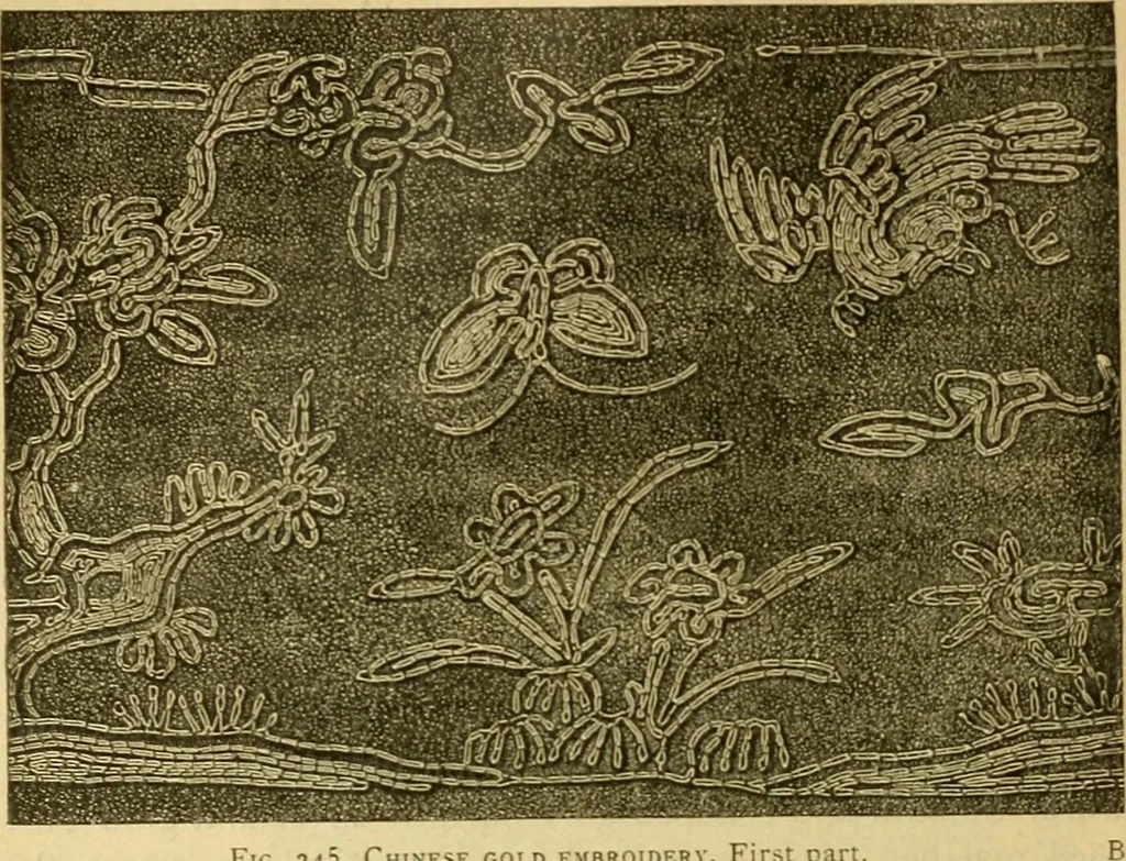 An illustration from Encyclopedia of needlework, 1890, leaf 127