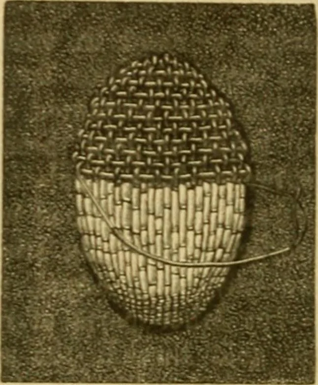 An illustration from Encyclopedia of needlework, 1890, leaf 131