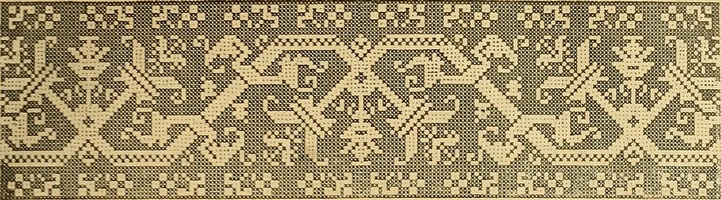 An illustration from Encyclopedia of needlework, 1890, leaf 134