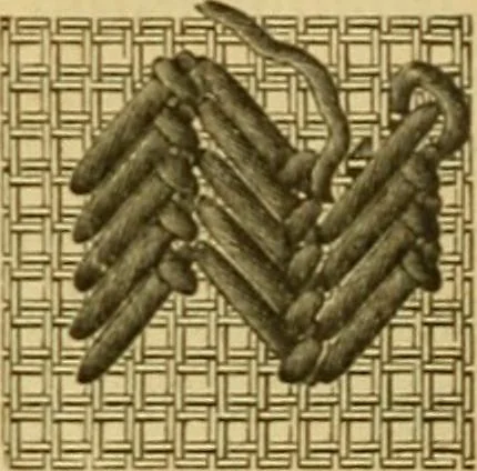 An illustration from Encyclopedia of needlework, 1890, leaf 139