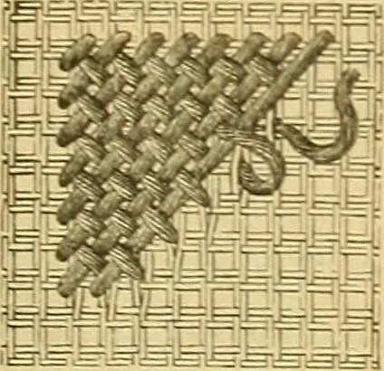 An illustration from Encyclopedia of needlework, 1890, leaf 139
