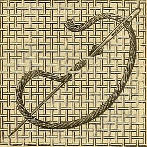 An illustration from Encyclopedia of needlework, 1890, leaf 154
