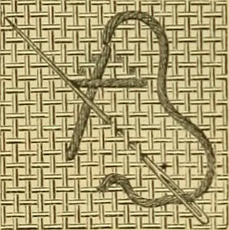 An illustration from Encyclopedia of needlework, 1890, leaf 157
