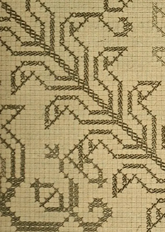 An illustration from Encyclopedia of needlework, 1890, leaf 172
