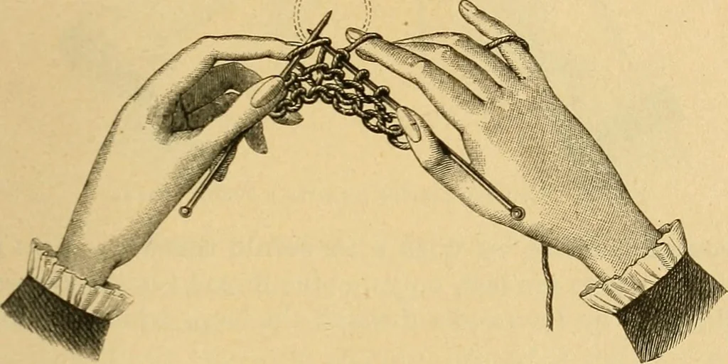 An illustration from Encyclopedia of needlework, 1890, leaf 180