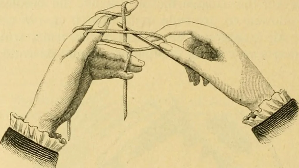 An illustration from Encyclopedia of needlework, 1890, leaf 181