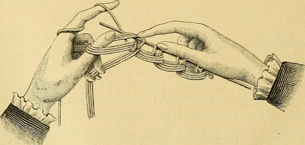 An illustration from Encyclopedia of needlework, 1890, leaf 181
