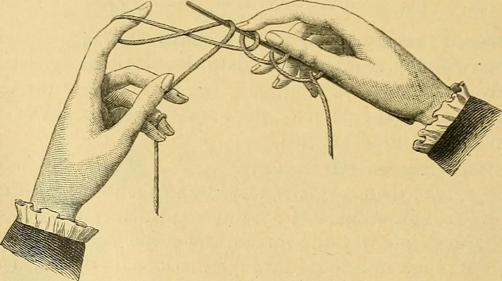 An illustration from Encyclopedia of needlework, 1890, leaf 183