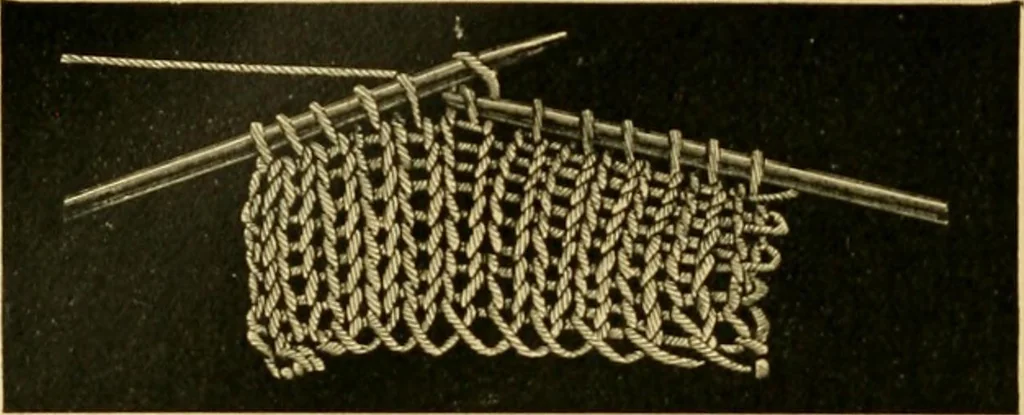 An illustration from Encyclopedia of needlework, 1890, leaf 185