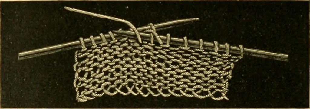 An illustration from Encyclopedia of needlework, 1890, leaf 185