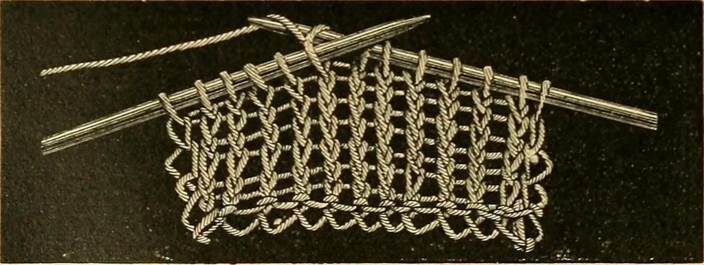 An illustration from Encyclopedia of needlework, 1890, leaf 185