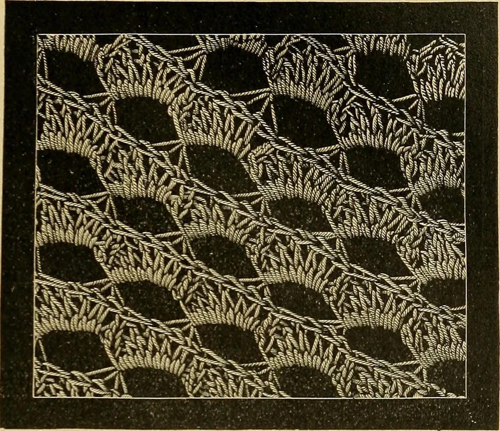 An illustration from Encyclopedia of needlework, 1890, leaf 214
