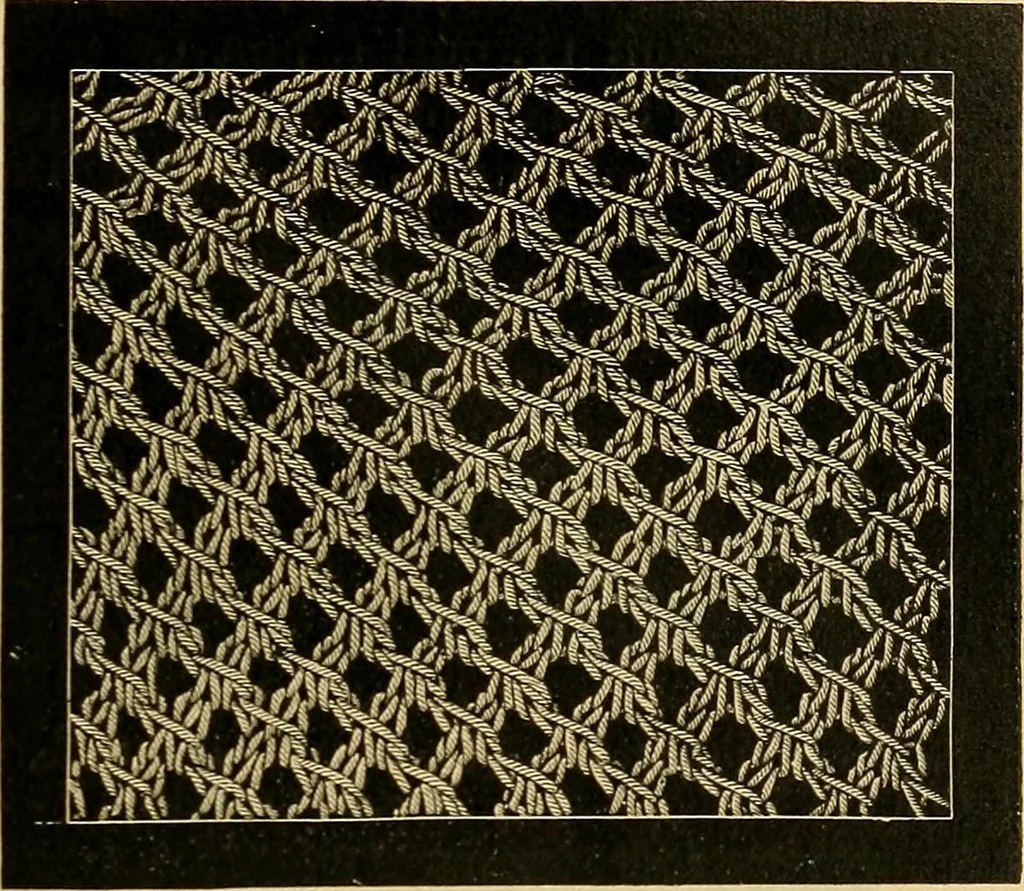 An illustration from Encyclopedia of needlework, 1890, leaf 216