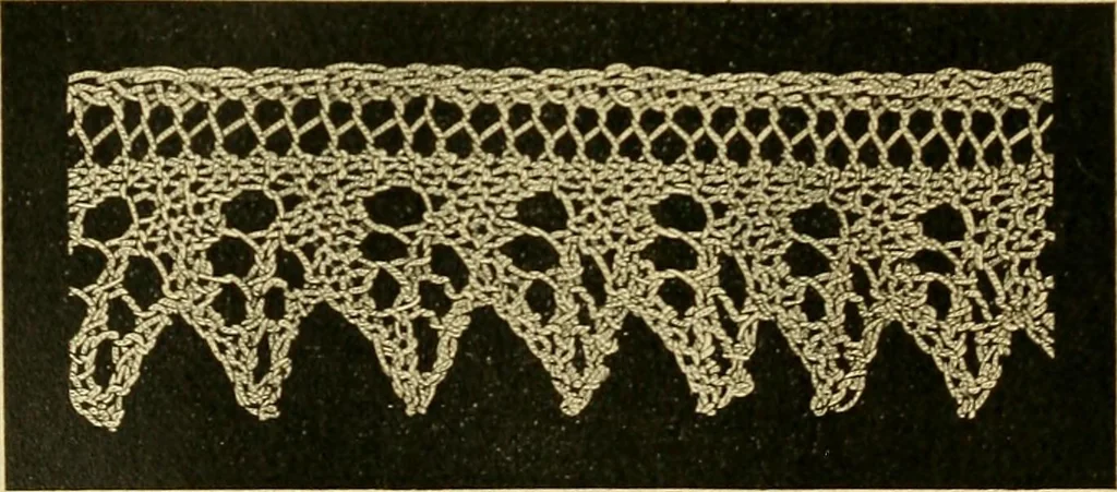 An illustration from Encyclopedia of needlework, 1890, leaf 217