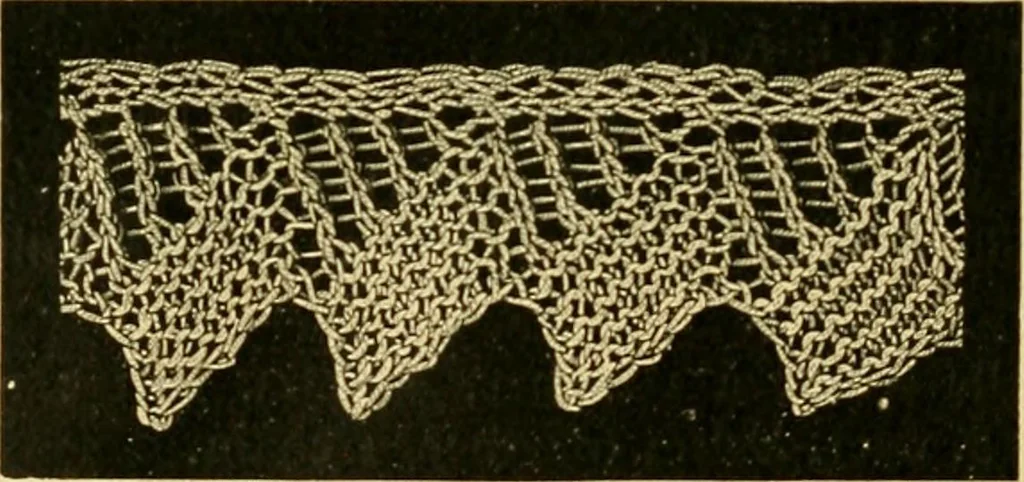 An illustration from Encyclopedia of needlework, 1890, leaf 219