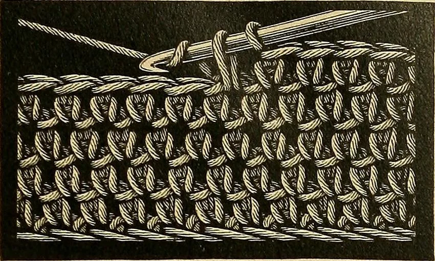 An illustration from Encyclopedia of needlework, 1890, leaf 232