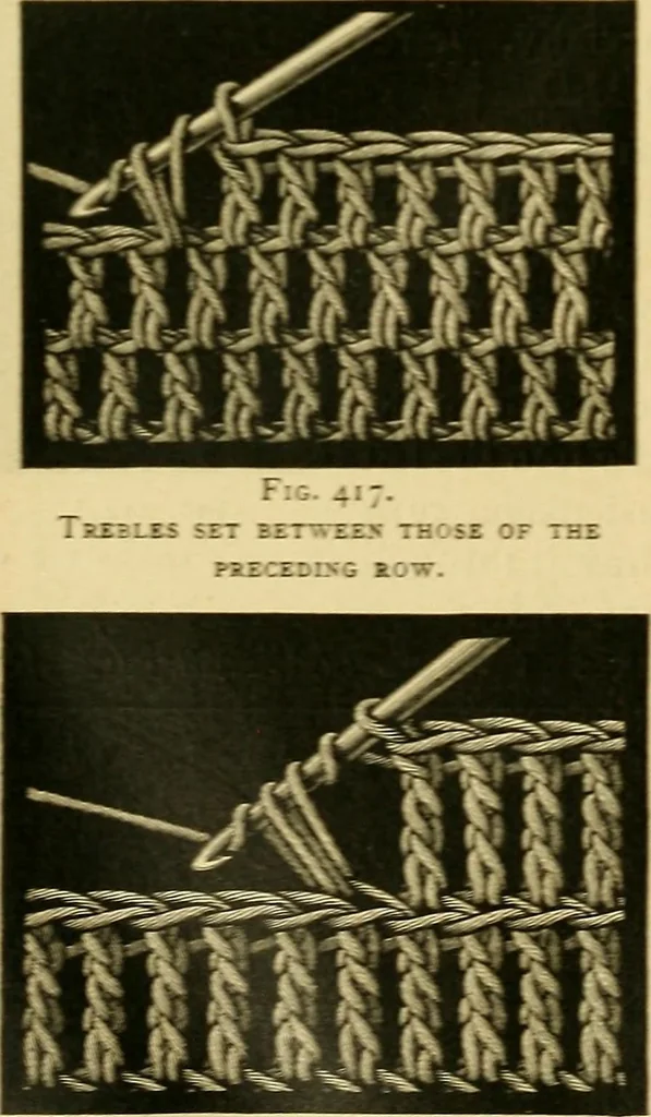 An illustration from Encyclopedia of needlework, 1890, leaf 235