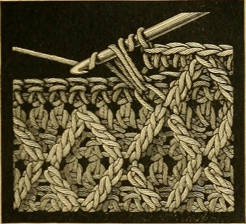 An illustration from Encyclopedia of needlework, 1890, leaf 240
