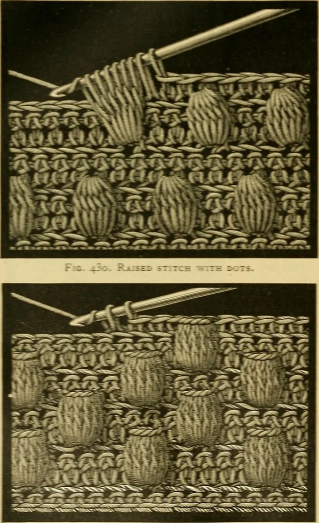 An illustration from Encyclopedia of needlework, 1890, leaf 241